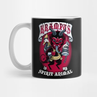 Krampus is My Spirit Animal - Creepy Cute Goth - Holidays Mug